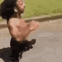 The runner. He never stopped running.